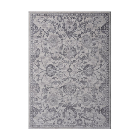 Marfi - 8' X 10' Oriental Area Rug - Gray / Silver