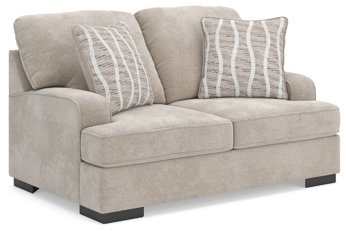 High Profile - Taupe - Loveseat by Benchcraft® | Bel Furniture