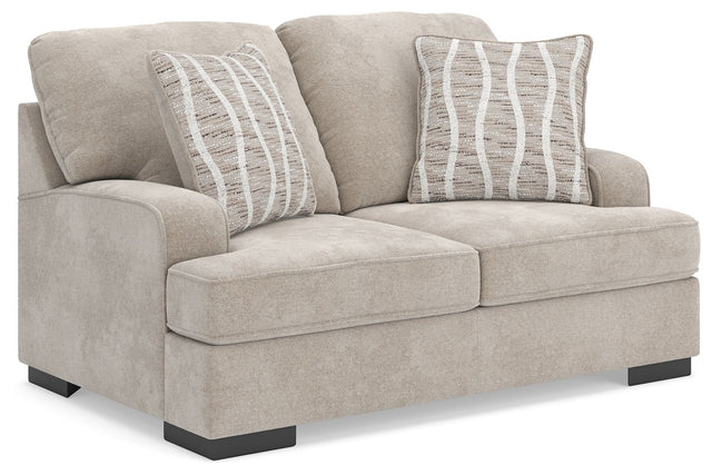 High Profile - Taupe - Loveseat by Benchcraft® | Bel Furniture