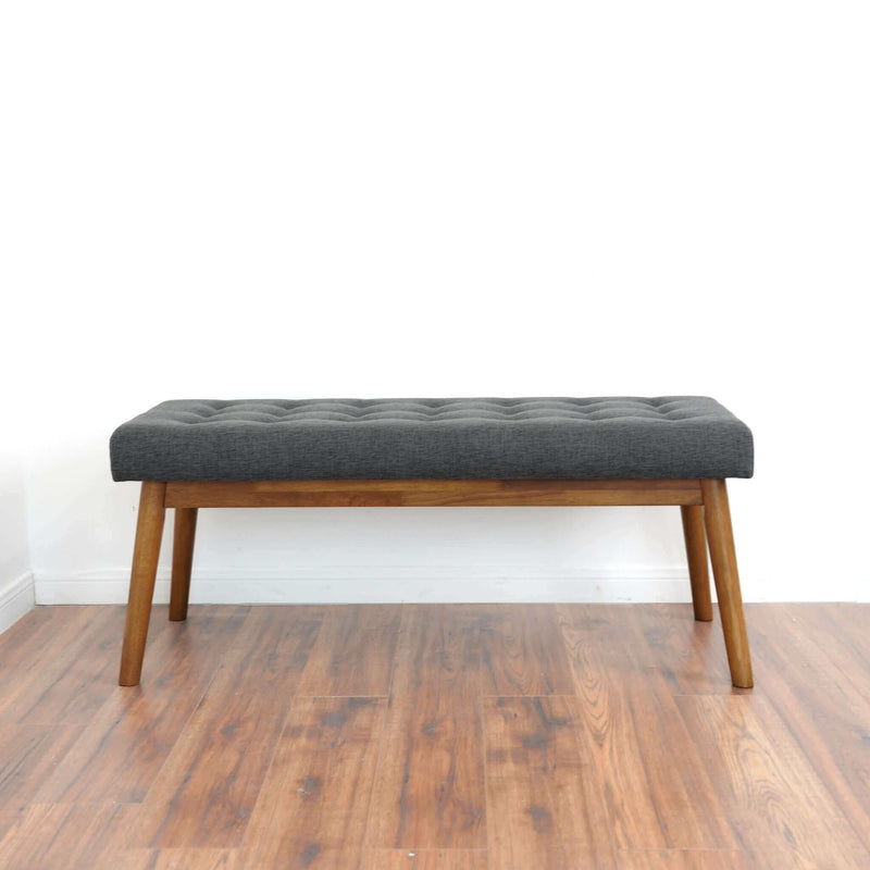 Delilah - Modern Bench - Gray by Ashcroft Furniture | Bel Furniture
