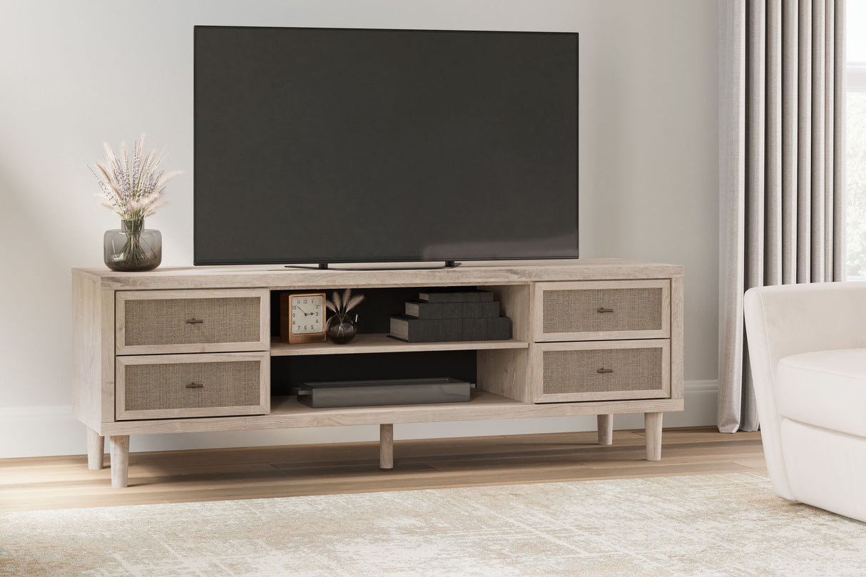 Cielden - Two-tone - Extra Large TV Stand by Signature Design by Ashley® | Bel Furniture
