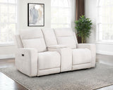 Kennett - Chenille Upholstered Power Reclining Loveseat