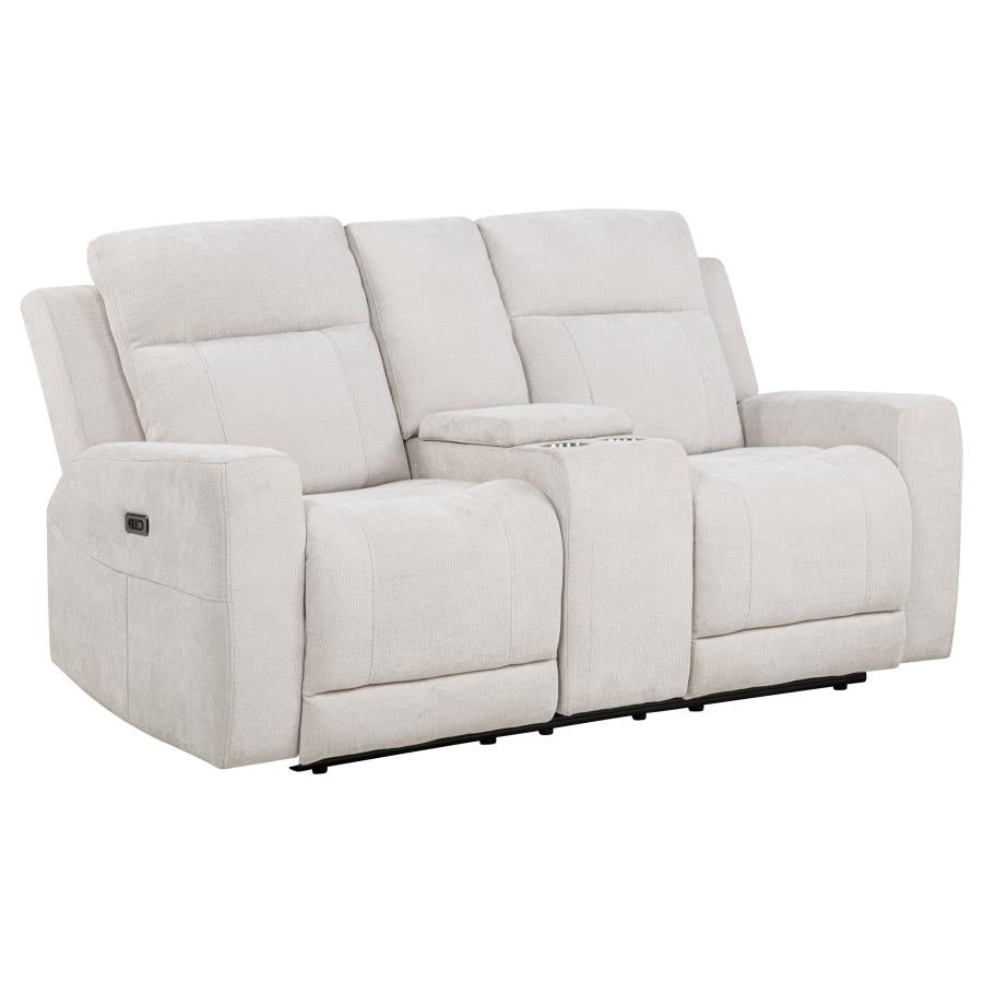 Kennett - Chenille Upholstered Power Reclining Loveseat