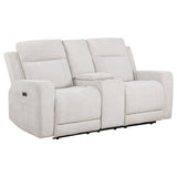 Kennett - Chenille Upholstered Power Reclining Loveseat