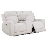 Kennett - Chenille Upholstered Power Reclining Loveseat