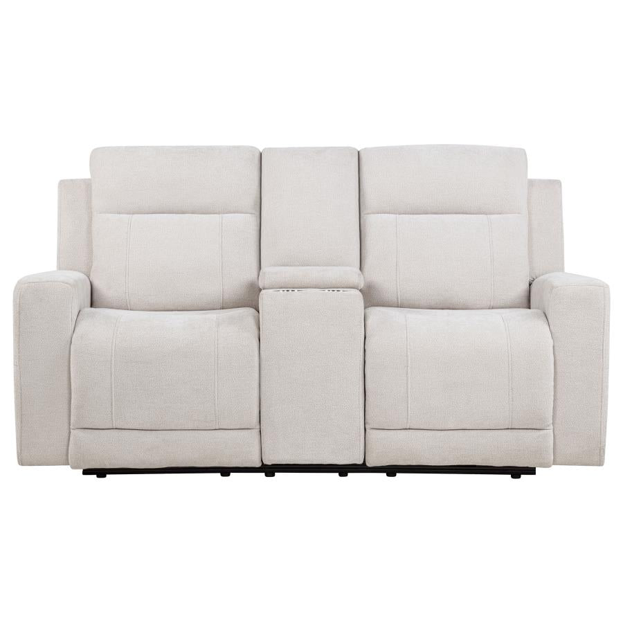 Kennett - Chenille Upholstered Power Reclining Loveseat