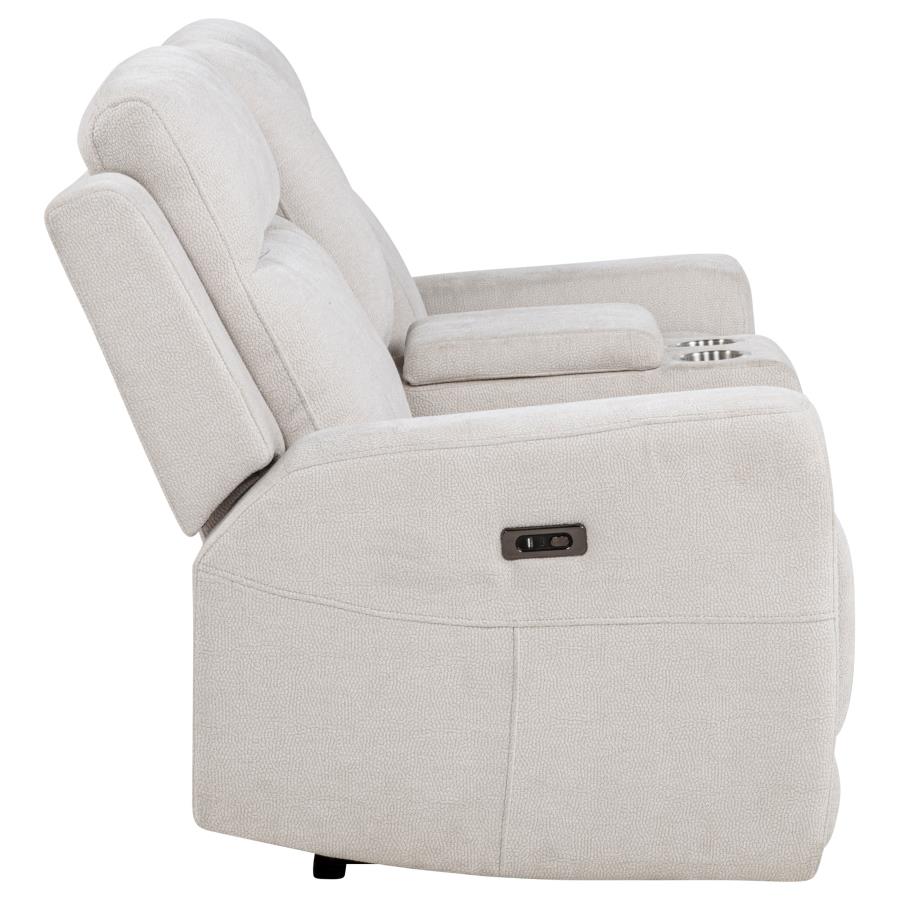 Kennett - Chenille Upholstered Power Reclining Loveseat