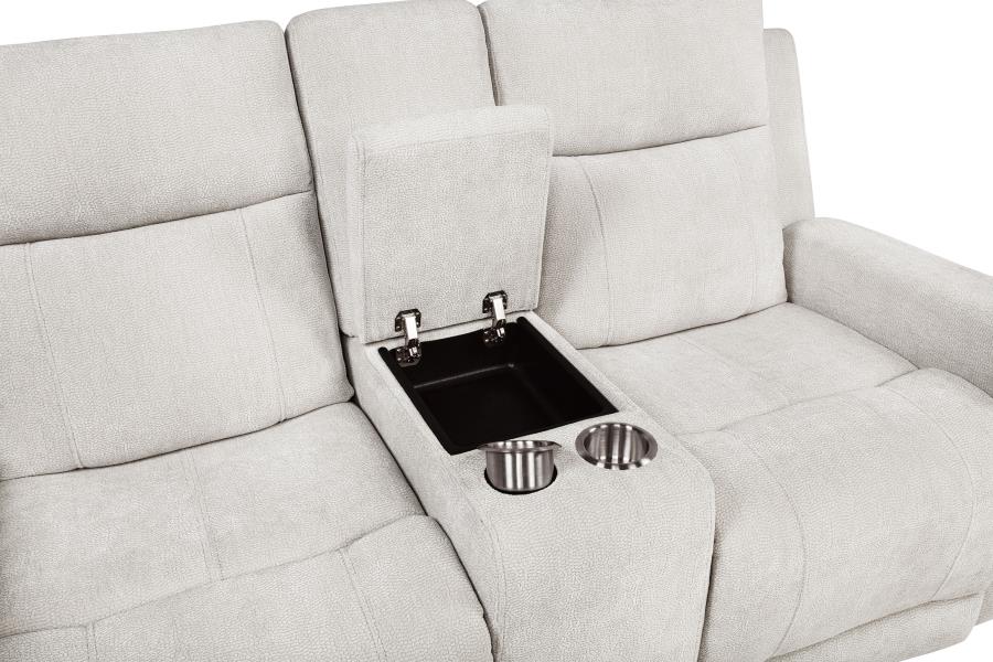 Kennett - Chenille Upholstered Power Reclining Loveseat
