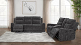Kennett - Chenille Power Reclining Sofa Set