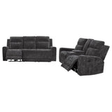 Kennett - Chenille Power Reclining Sofa Set