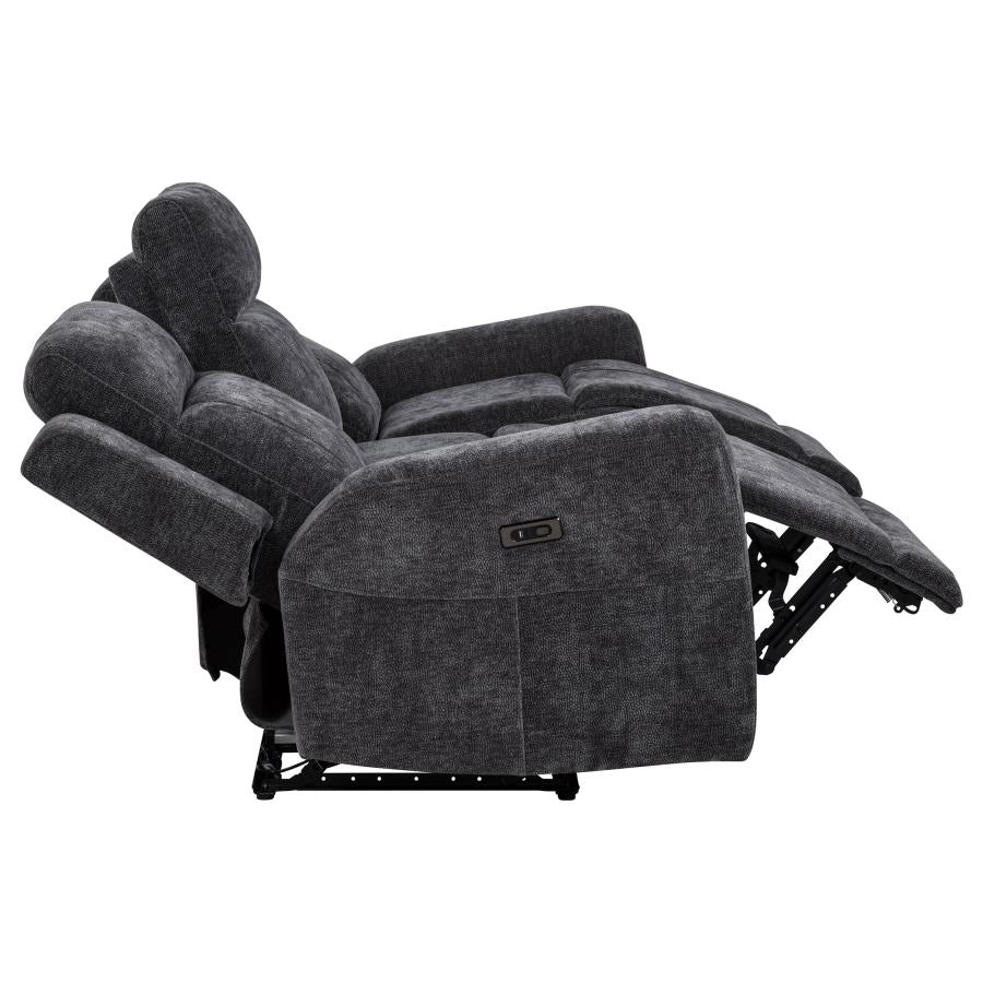 Kennett - Chenille Power Reclining Sofa Set
