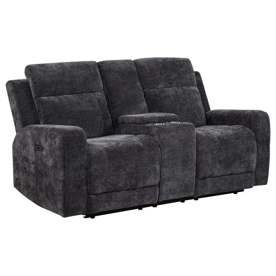 Kennett - Chenille Power Reclining Sofa Set