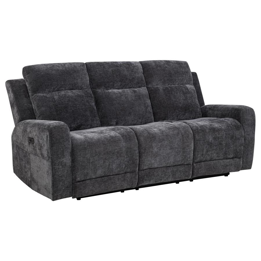 Kennett - Chenille Power Reclining Sofa Set