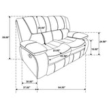 Camila - Upholstered Motion Reclining Loveseat