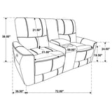 Greenfield - Upholstered Power Reclining Loveseat