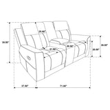 Brentwood - Upholstered Reclining Sofa Set