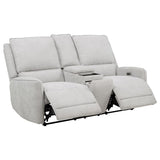 Sylmar - Chenille Power Reclining Sofa Set