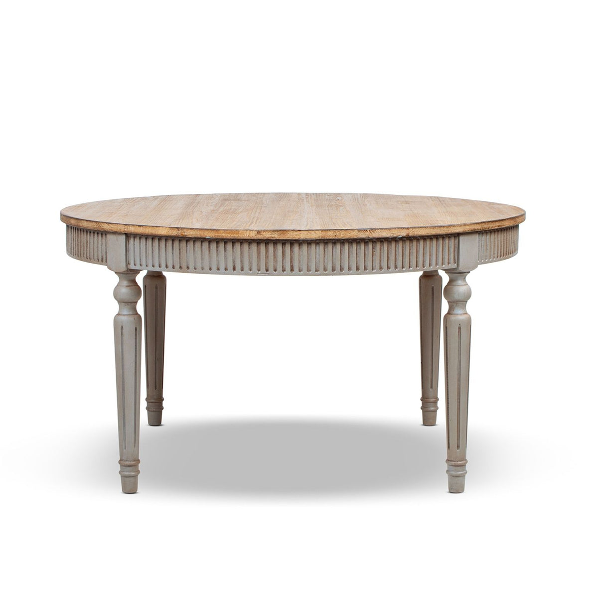 Colette - Round Dining Table - Blue / Gray