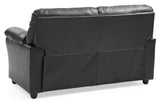 Chic Padded Love Seat For Modern Living - Black by Glory Furniture | Bel Furniture