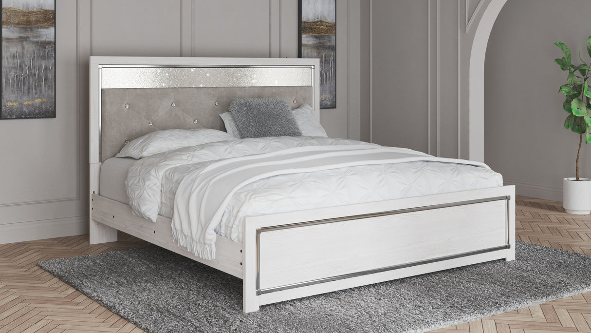 Altyra - Panel Bed White King None by Signature Design by Ashley® | Bel Furniture