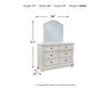 Robbinsdale - Dresser, Mirror - Youth - Antique White