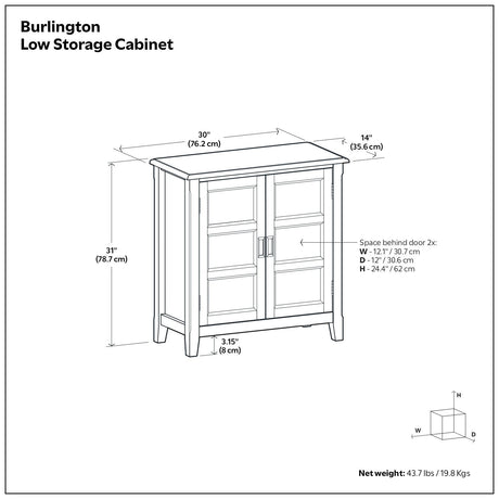 Burlington - Handcrafted Low Storage Cabinet - view 21