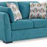 Keerwick - Loveseat Light Blue by Signature Design by Ashley® | Bel Furniture