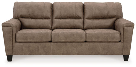 Navi - 3 Pc. - Sofa, Loveseat, Rocker Recliner - Fossil - view 9