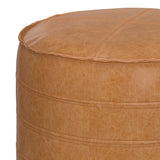 Brody - Round Pouf by Simpli-Home | Bel Furniture