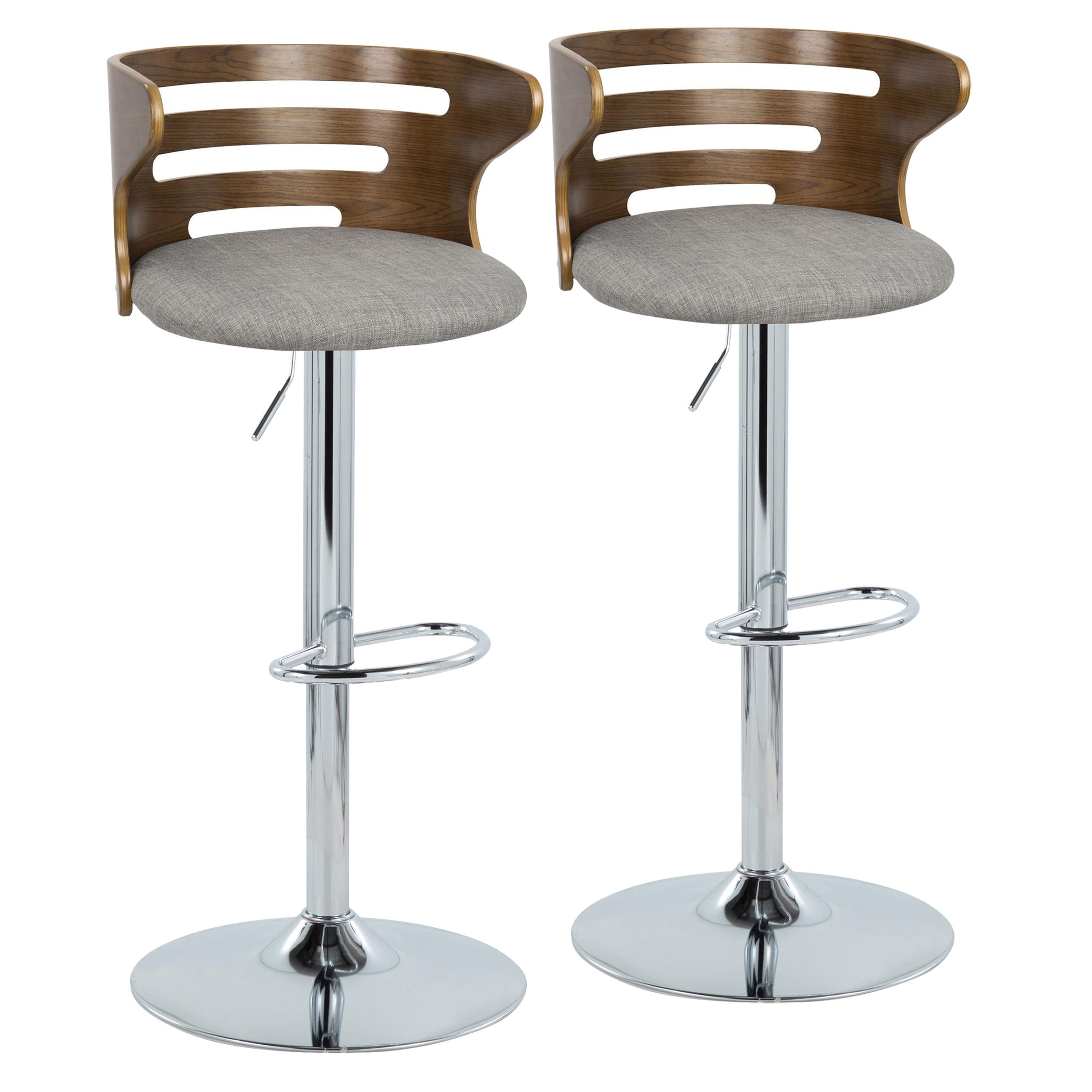 Cosi - Mid Century Modern Adjustable Barstool (Set of 2)