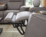 5Z-Comfort - Relaxation - Power Reclining Loveseat with Console / Adj Headrest by Signature Design by Ashley® | Bel Furniture