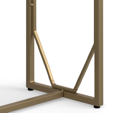 Selma - Handcrafted Metal And Wood Accent Table - view 9