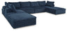 Bales - Sectional Blue 7 Pc. Modular Seating by Signature Design by Ashley® | Bel Furniture