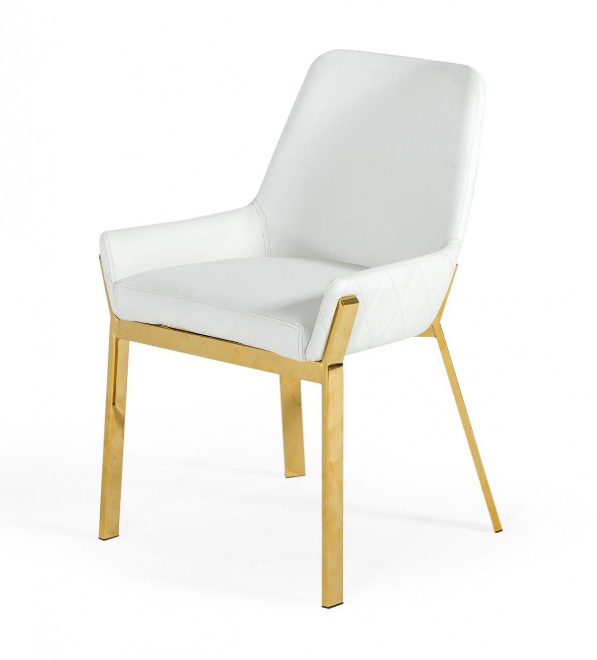 Dining Chair - White Gold