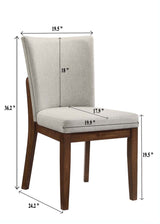 Salerno - Side Chair (Set of 2) - Gray / Brown by Crown Mark | Bel Furniture