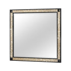 Lively - Mirror With Glitter Detail - Black