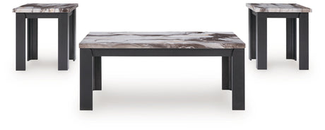 Jazmore - Dark Brown - Occasional Table Set (Set of 3) by Signature Design by Ashley® | Bel Furniture
