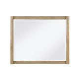 Sarai - Mirror With Sleek Frame And Rounded Sides - Brown