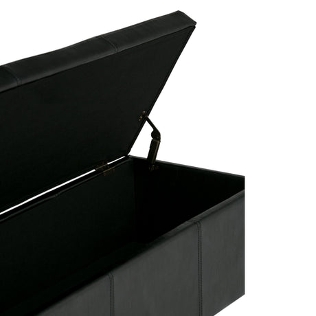 Avalon - Multifunctional Storage Ottoman Bench by Simpli-Home | Bel Furniture