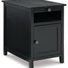 Treytown - Chair Side End Table Black by Signature Design by Ashley® | Bel Furniture