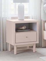 Wistenpine - Blush - One Drawer Night Stand by Signature Design by Ashley® | Bel Furniture