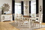 Realyn - Rectangular Dining Table Set White by Signature Design by Ashley® | Bel Furniture