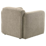 Dorset - Fabric Upholstered Round Track Arm Accent Chair