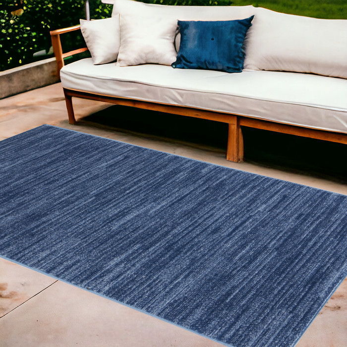 10' X 14' Indoor / Outdoor Area Rug - Blue