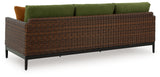 Horizon Hall - Brown / Green - Sofa With Cushion by Signature Design by Ashley® | Bel Furniture
