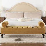 Lewis Bolster - Arm Entryway Bench by Jennifer Taylor Home | Bel Furniture