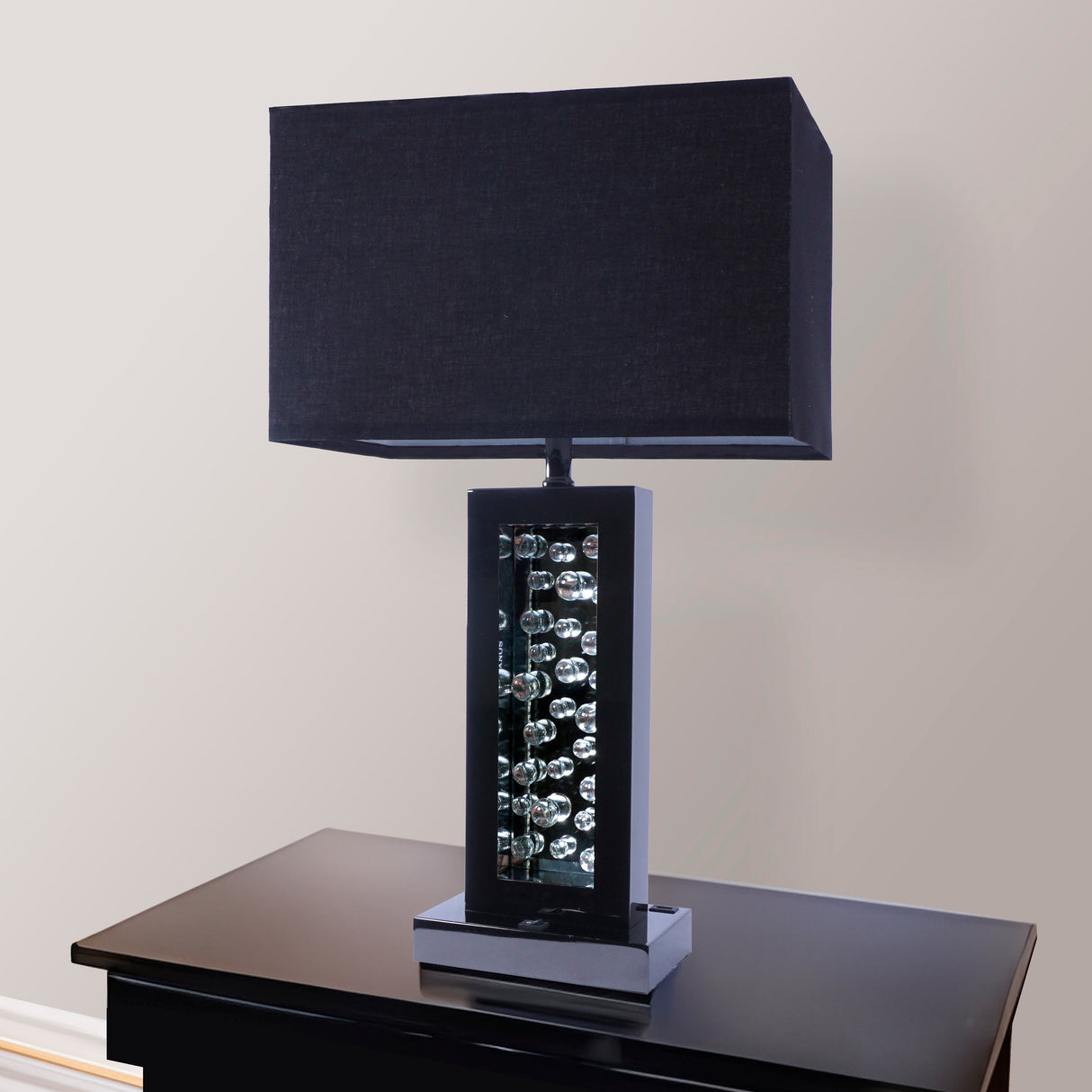 Monica - Table Lamp - Black Nickel