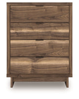Chirason - Brown - Four Drawer Chest by Signature Design by Ashley® | Bel Furniture