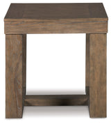 Cariton - Square End Table - Gray