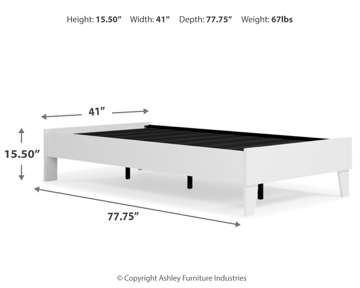 Piperton - Platform Bed